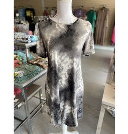 Black Tie Dye Dress