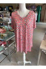 Small print leopard pink