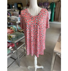 Small print leopard pink