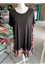 Black w/floral detail dress