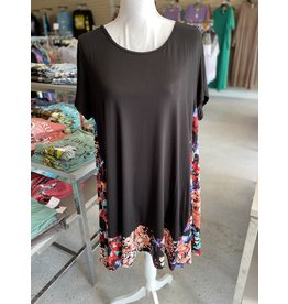 Black w/floral detail dress