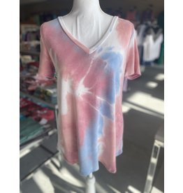 Bubblegum Tie Dye Top