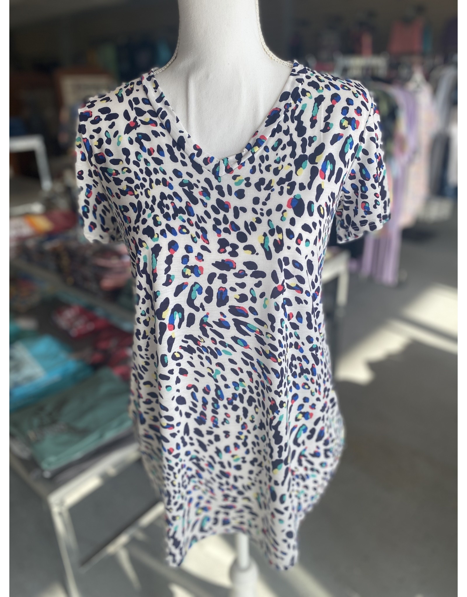 Ivory Leopard Top