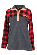 Simply Southern Simply Southern Buffalo Plaid Pullover