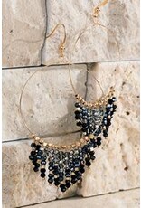 Black Chandelier Earring