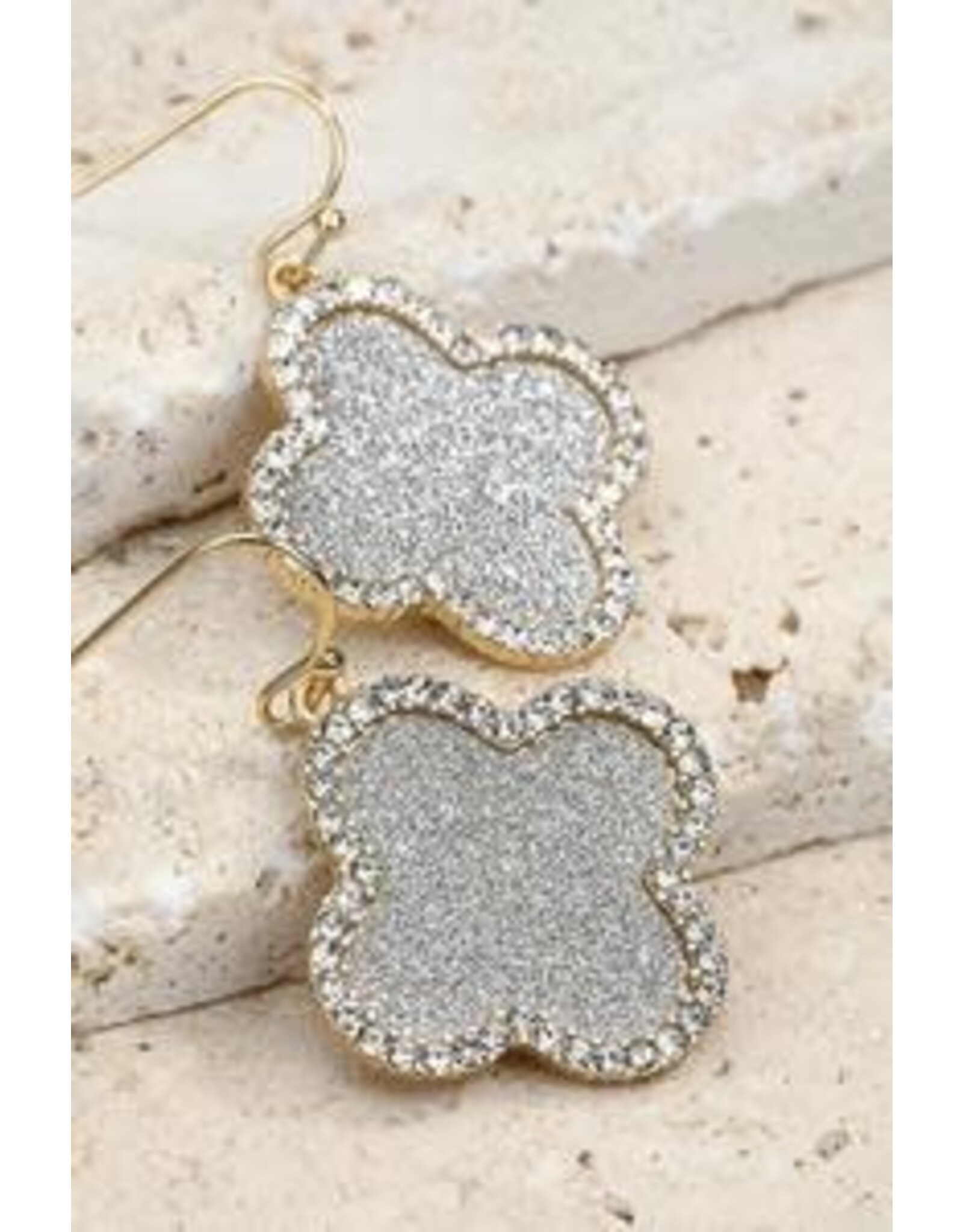 Gold/Silver Clover Earring