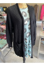 Black Popcord Cardi