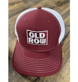 Old Row Old Row Burgundy Hat