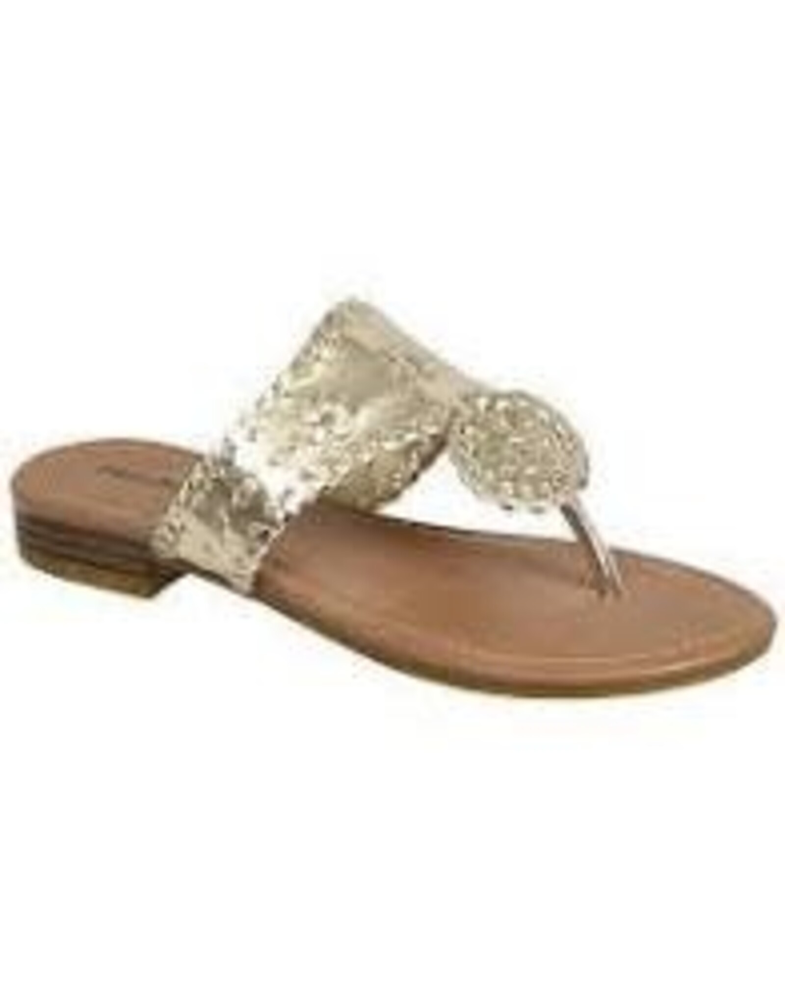 Pierre Dumas Gold Pierre Duma Sandals