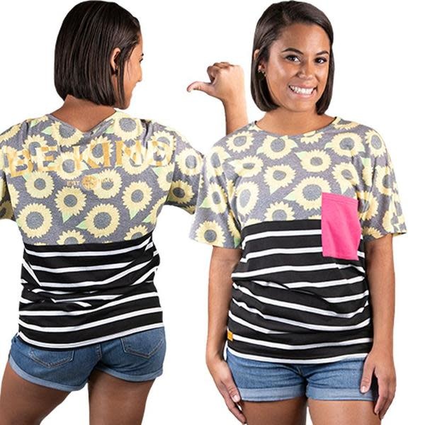 Simply Southern Sunflower Tailgate Top Sweet Tea Clothing Company