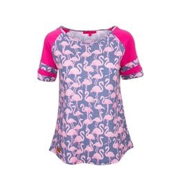 Simply Southern Simply Southern Flamingo Top