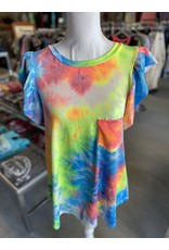 Neon Tie Dye Top