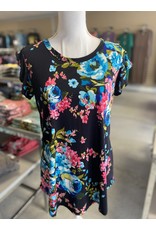 Floral Ruffled Sleeve Top