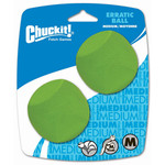 Chuckit Chuckit! Erratic Ball Medium 2Pk Dog Toy M