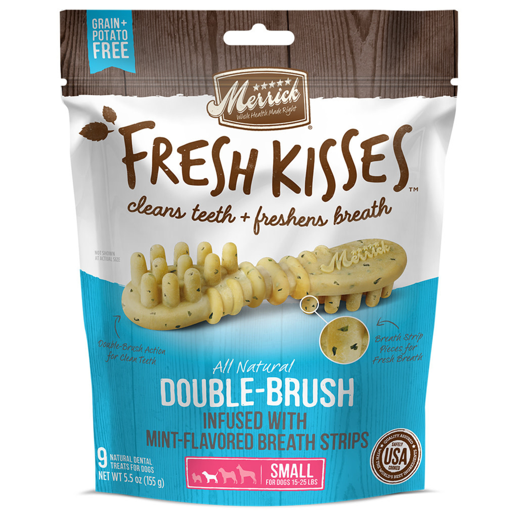Merrick Fresh Kisses Mint S (9chews)