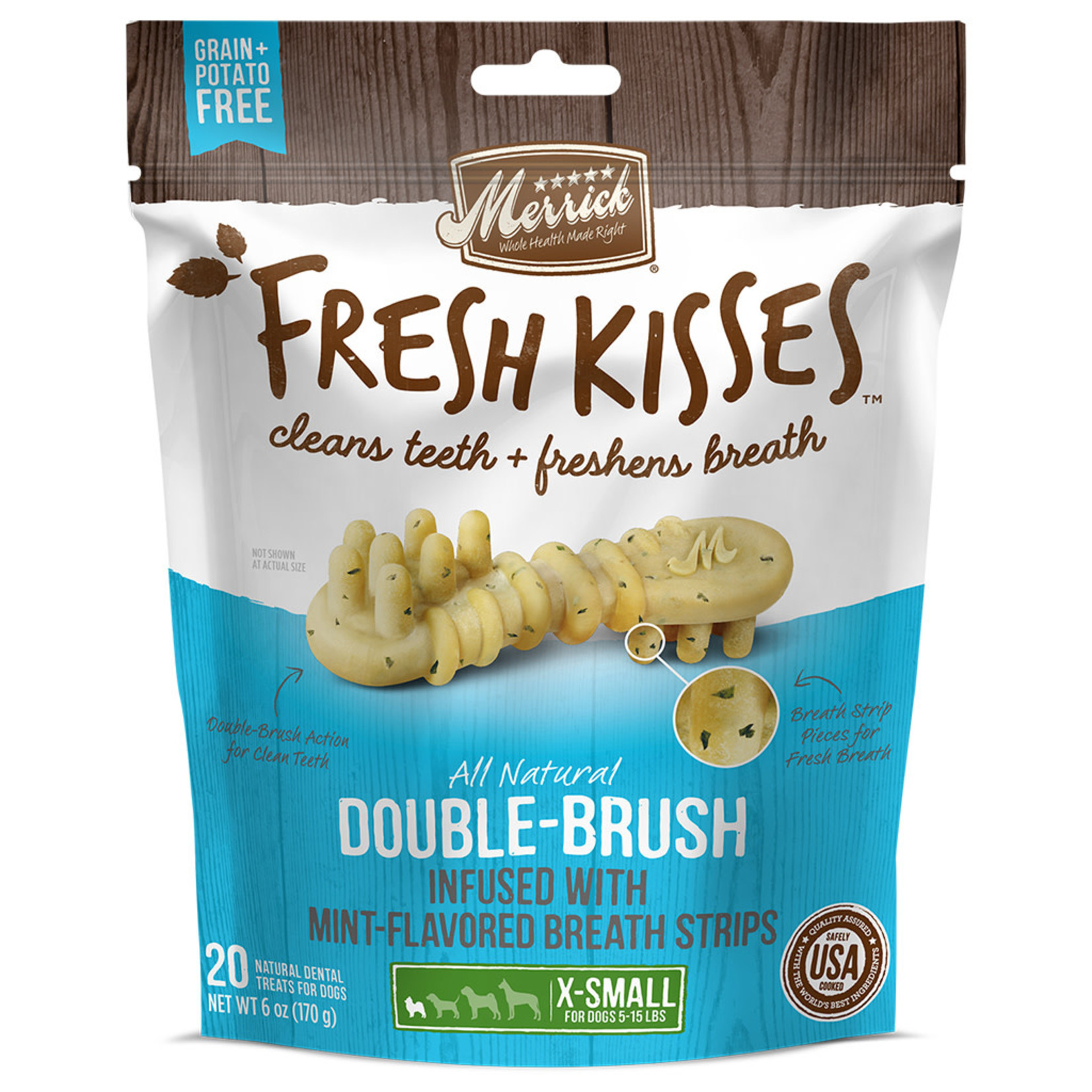 Merrick Fresh Kisses Mint XS ( 20chews)