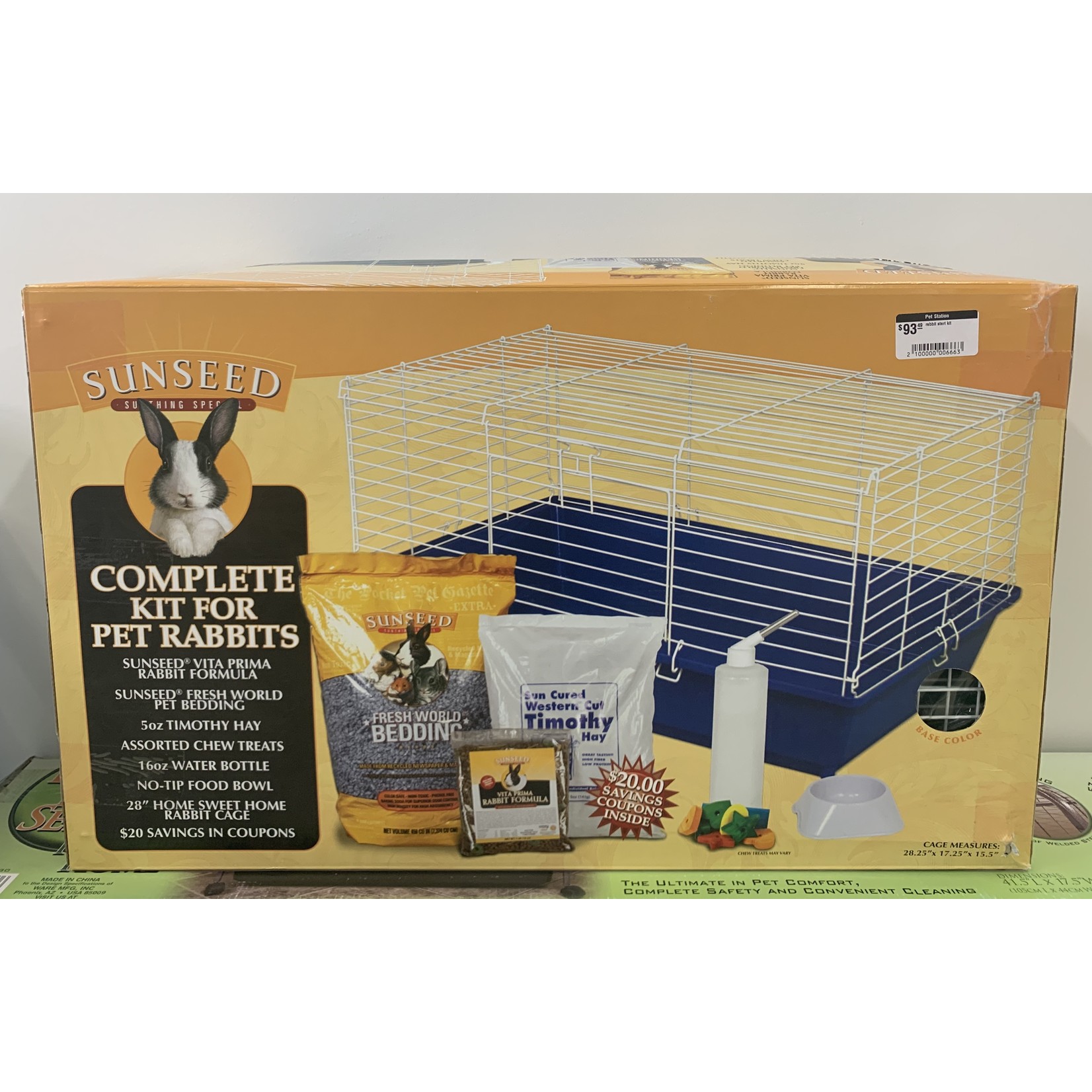 Rabbit starter kit Home 28.25x17.25x15.5"