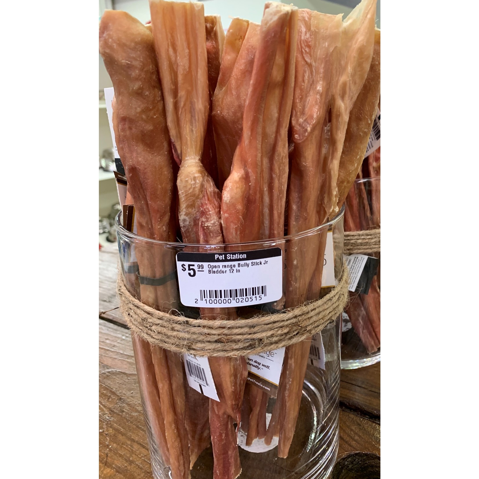 Open Range Open Range Bladder Bully Stick Junior 12 in