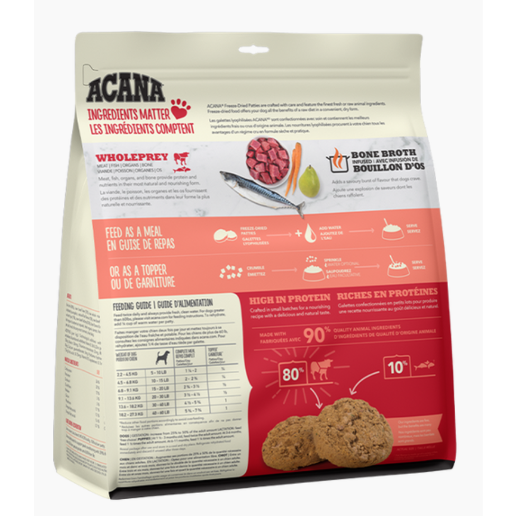 ACANA Acana Freeze Dried Beef Patties 397G