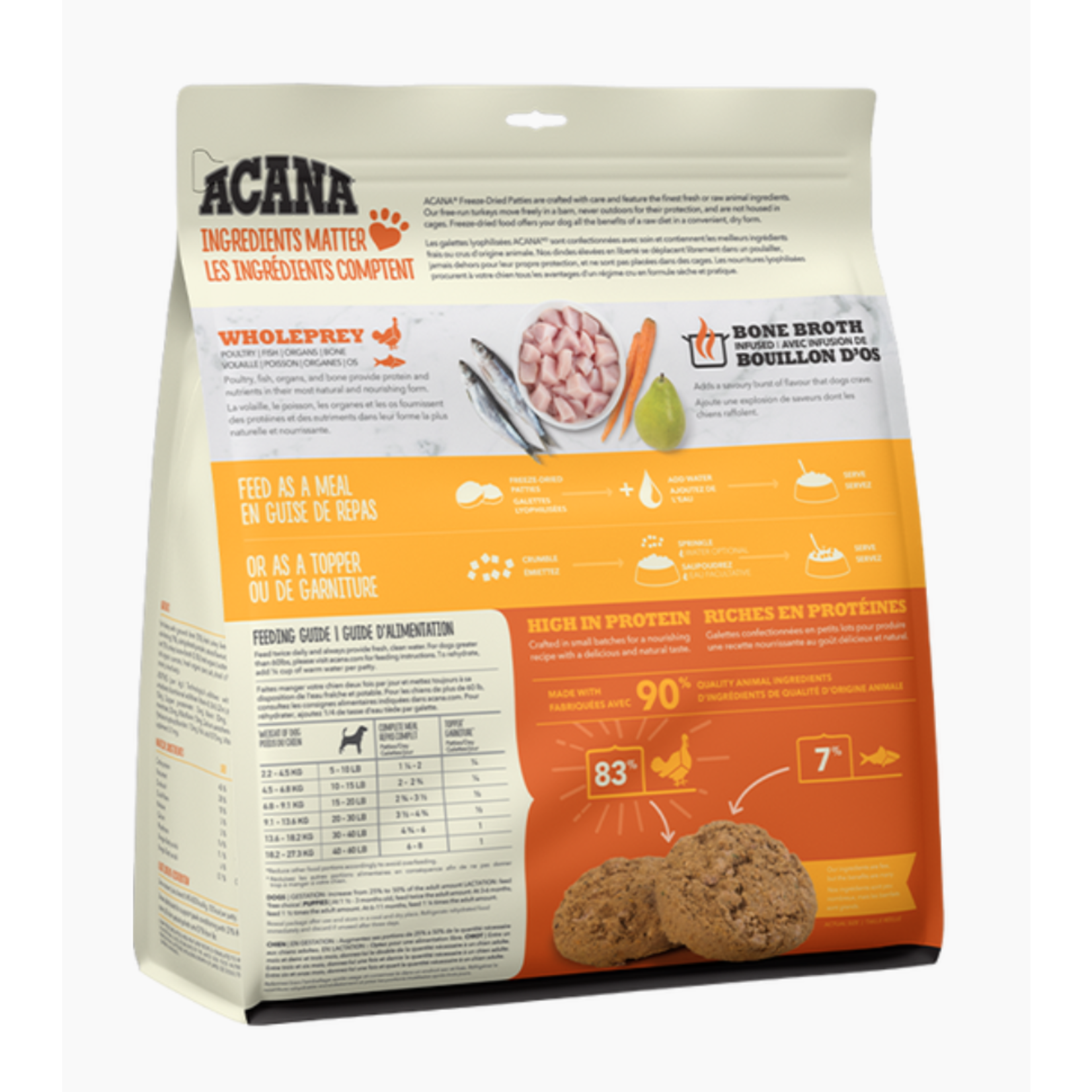 ACANA Acana Freeze Dried Turkey Patties 397G