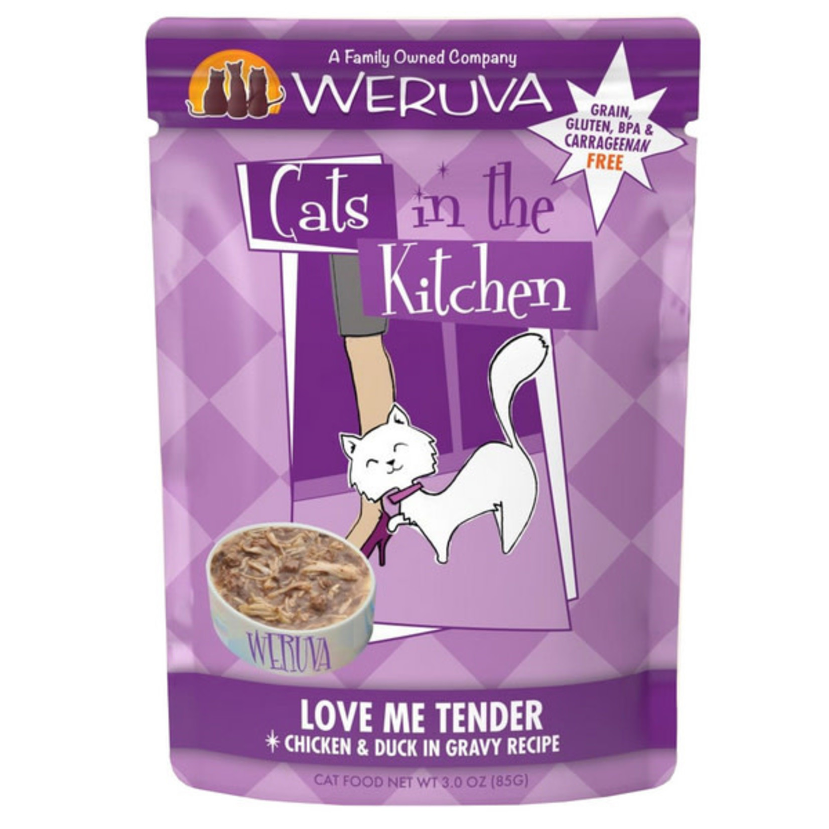 Weruva Weruva Cats in the kitchen Chicken & Duck in gravy  3oz