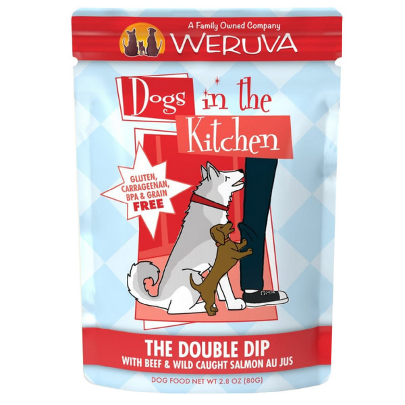 Weruva dogs in the kitchen beef + salmon - Pet Station