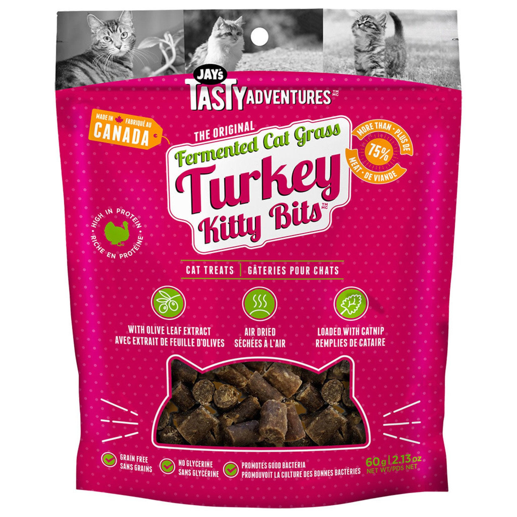 Jays Kitty Bits Turkey 60GM