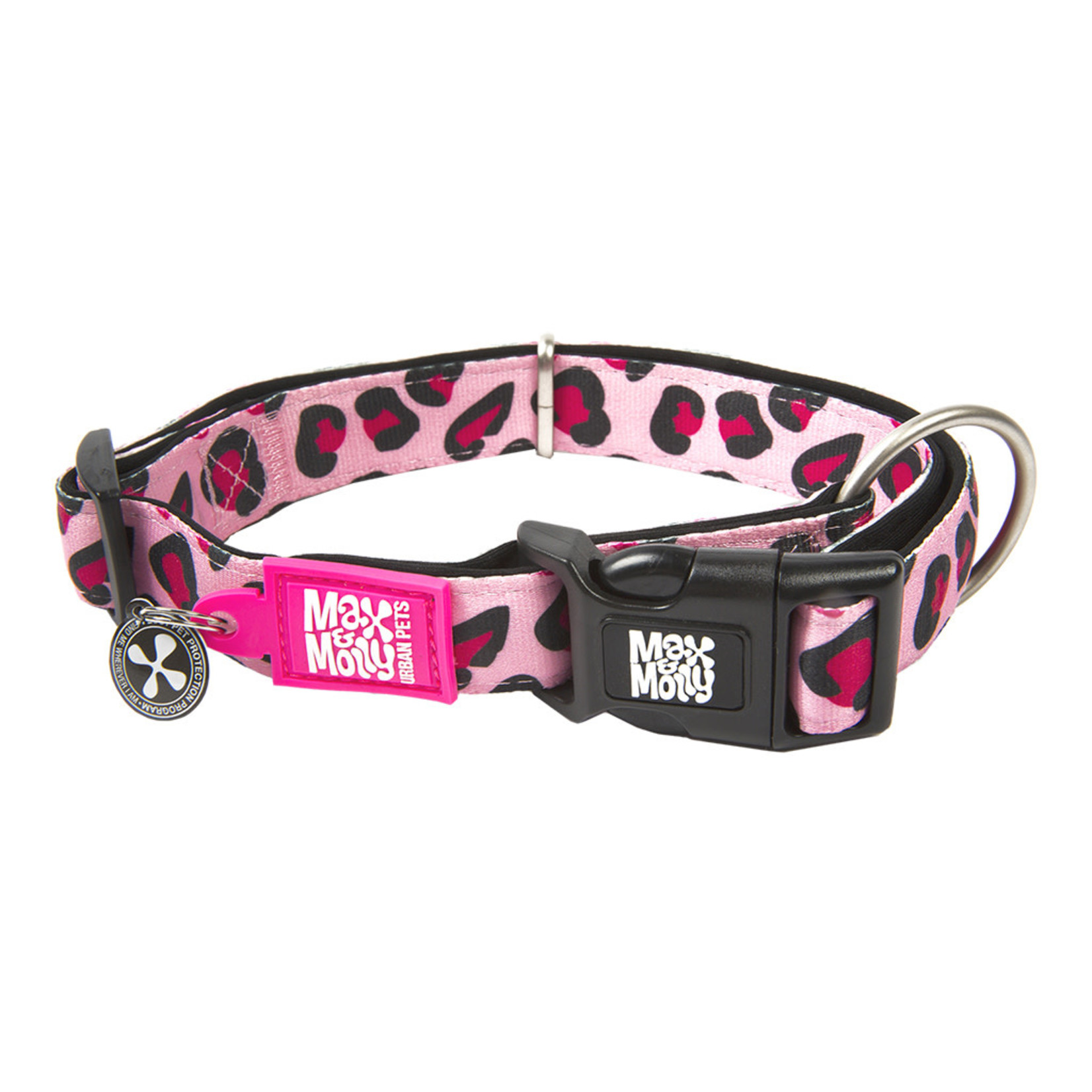 Max & Molly Max & Molly ID Smart Collar Pink Leopard