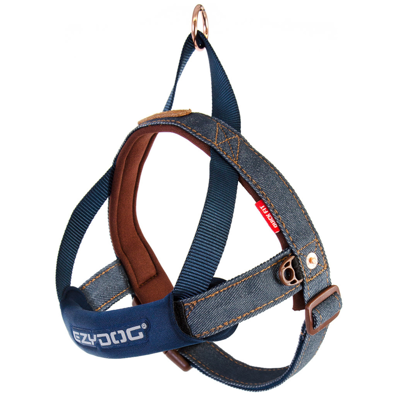 EzyDog Quick Harness Denim