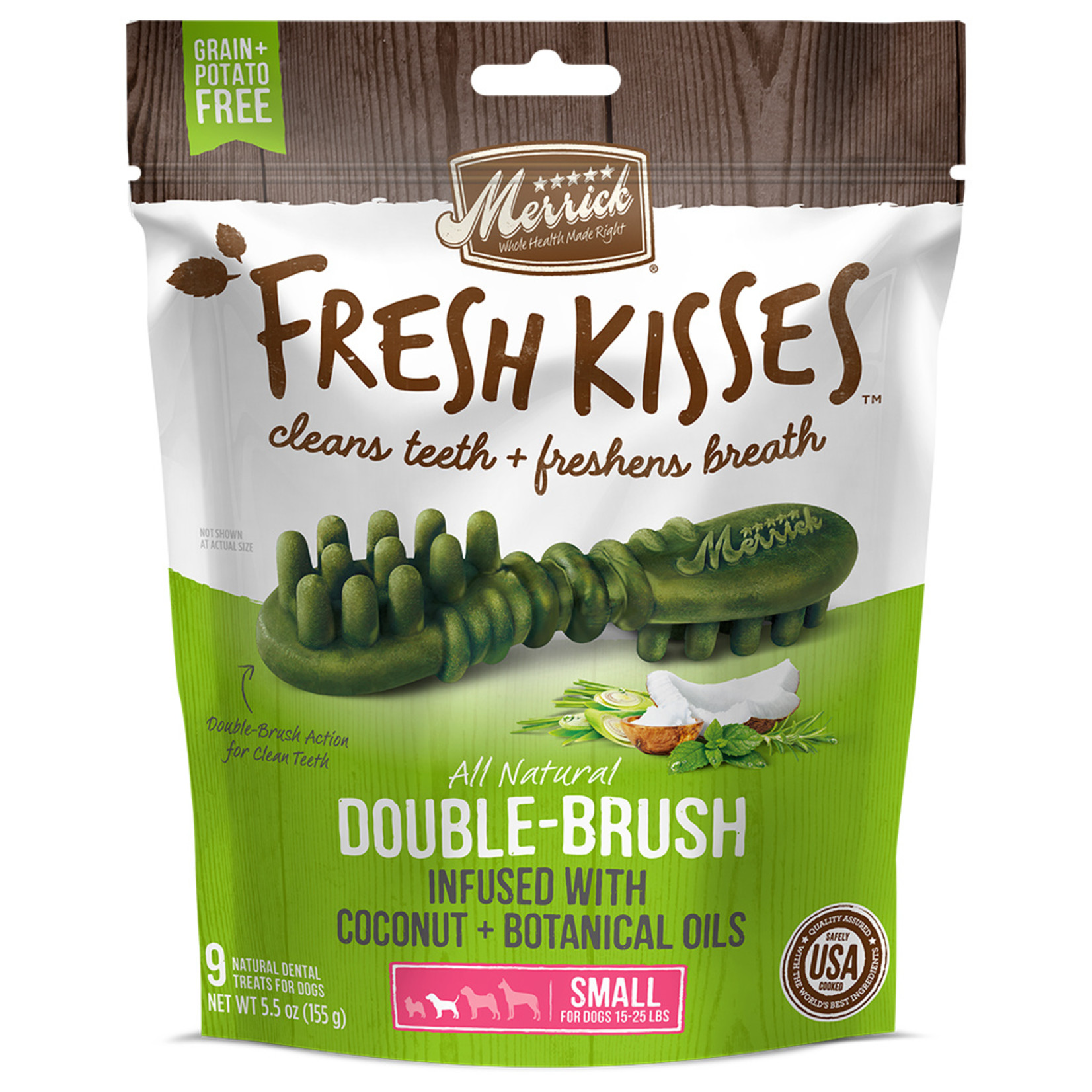 Merrick Fresh kisses Coconut & Botanical Oils small (9chews)