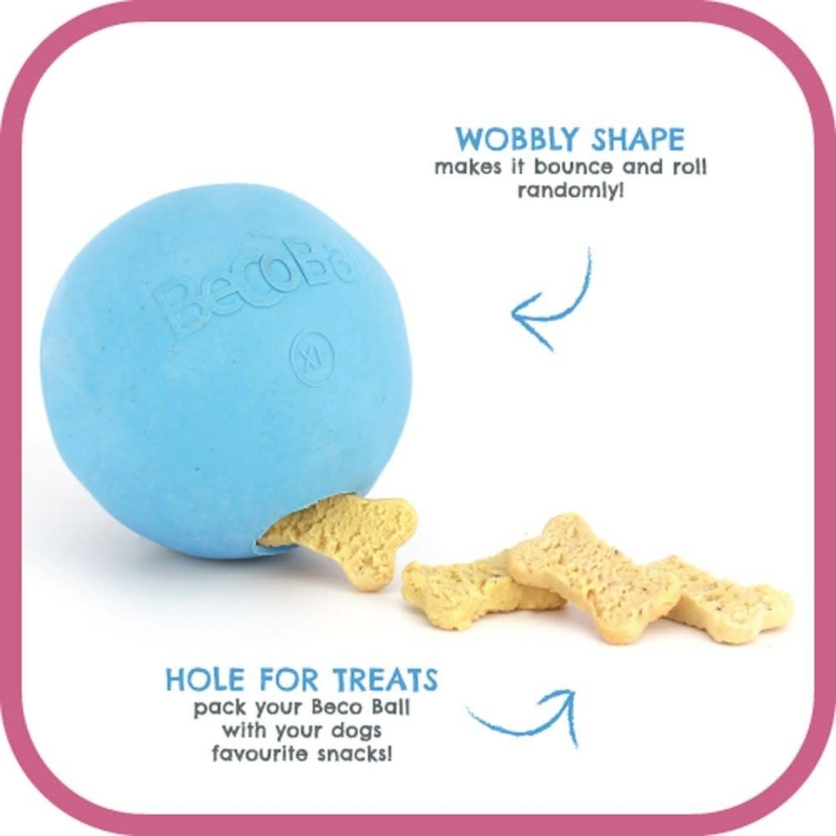 Beco Pets Beco Ball Treat Dispenser Dog Toy