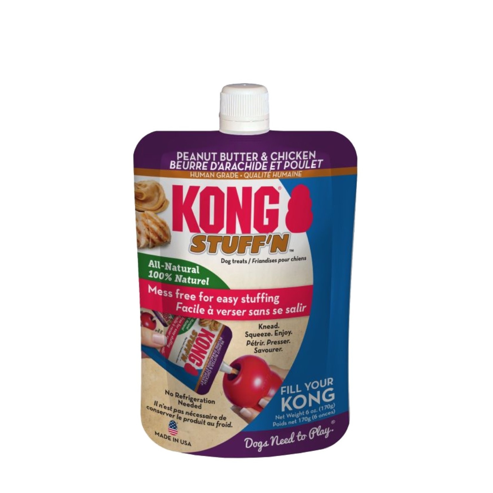 Kong Kong Stuff'N Dog Treats Peanut Butter & Chicken 6oz