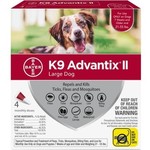 K9 Advantix II Dogs Complete protection Tick and Flea for Large dogs 11kg to 25kg (4 dosage)