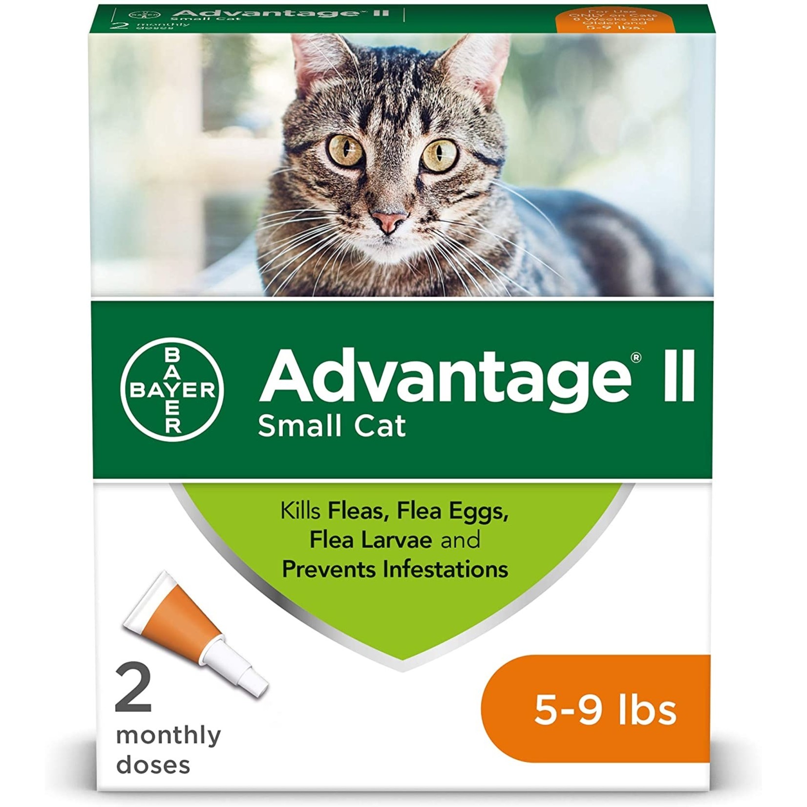 K9 Advantage Flea protection drops for Cats (2 Dosage)