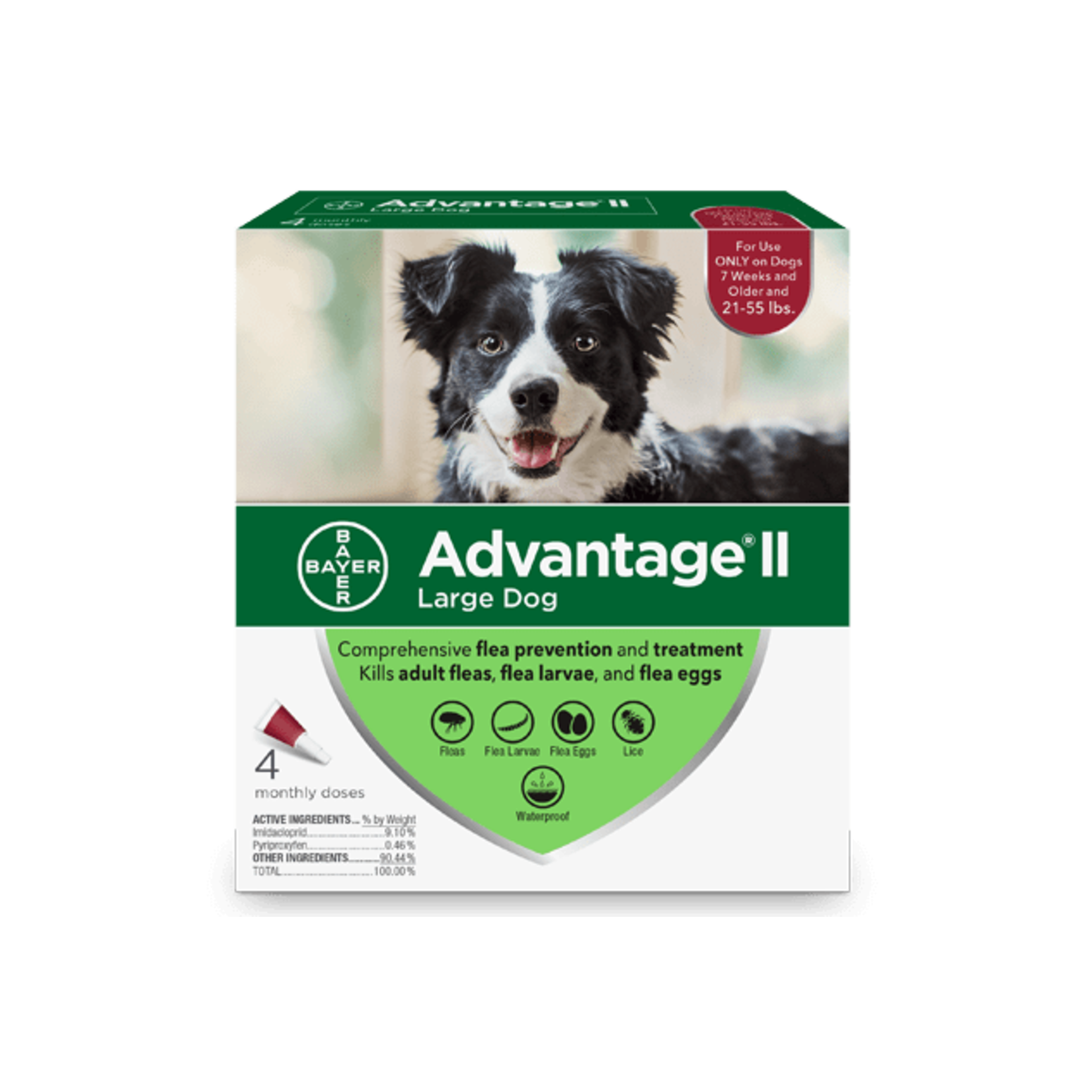 K9 Advantage Tick & Flea Drops For Dogs 4 Dosage Pet Station