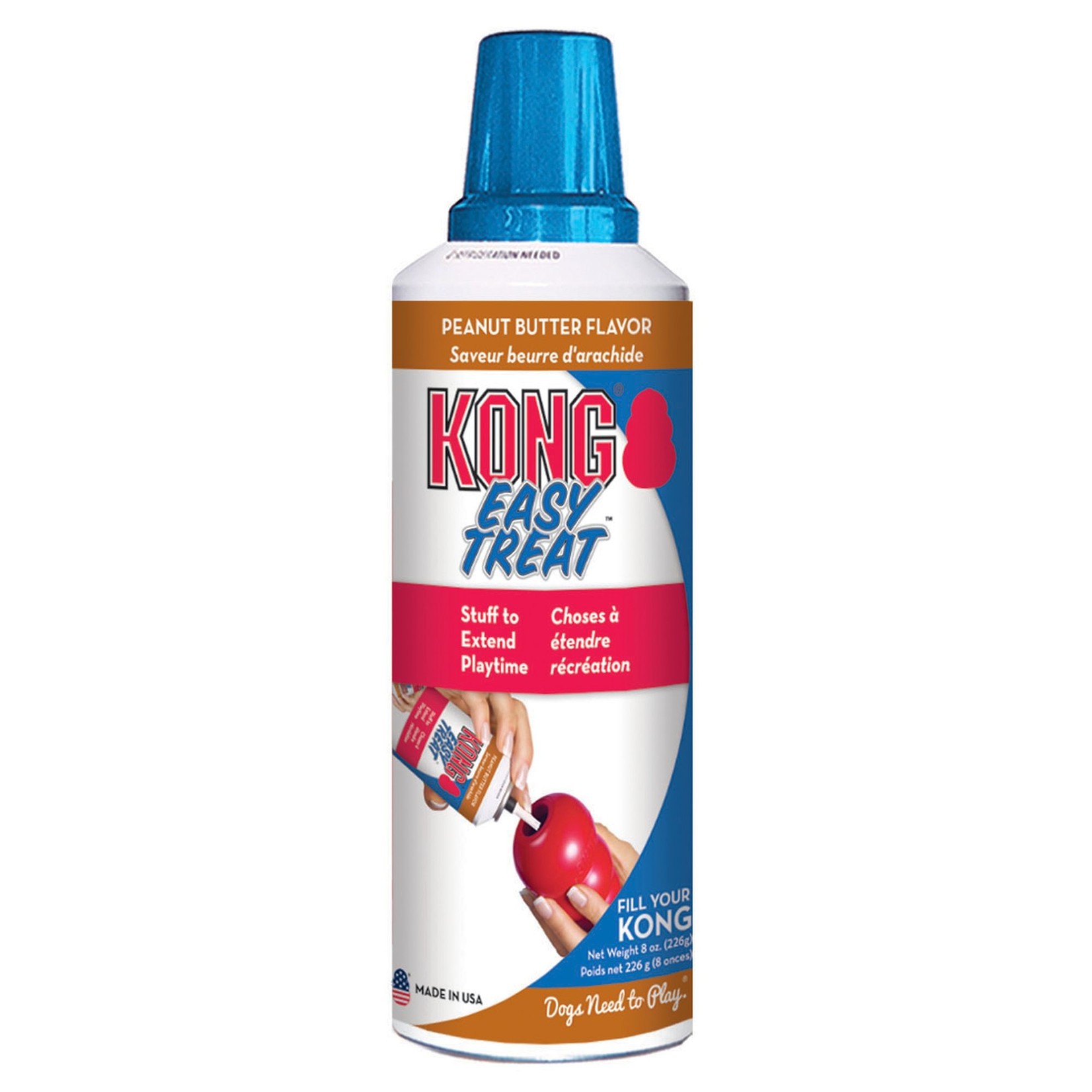 Kong Kong easy treat peanut butter 8 oz