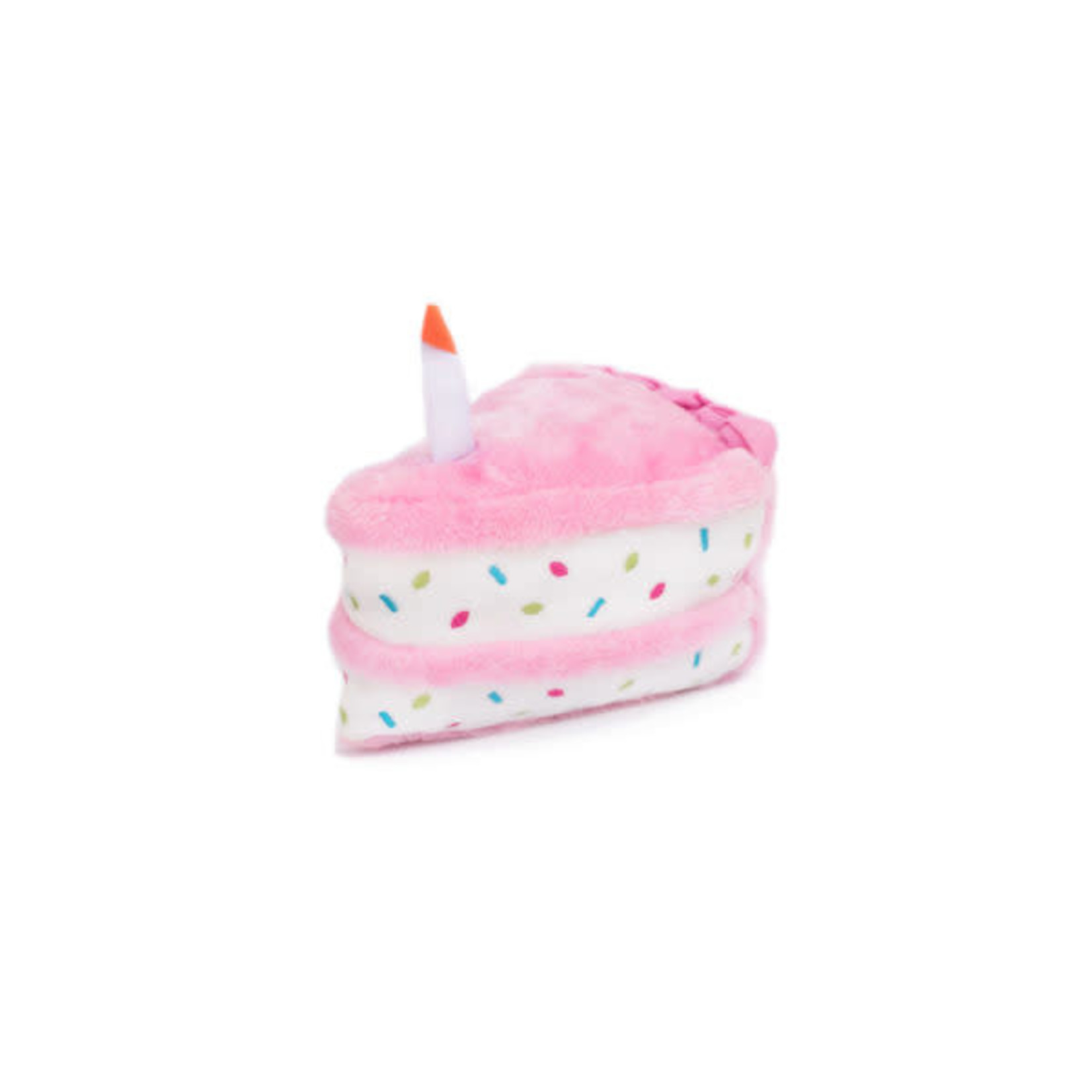 Zippy paws Zippy Paws  Birthday Cake Squeaker Pink