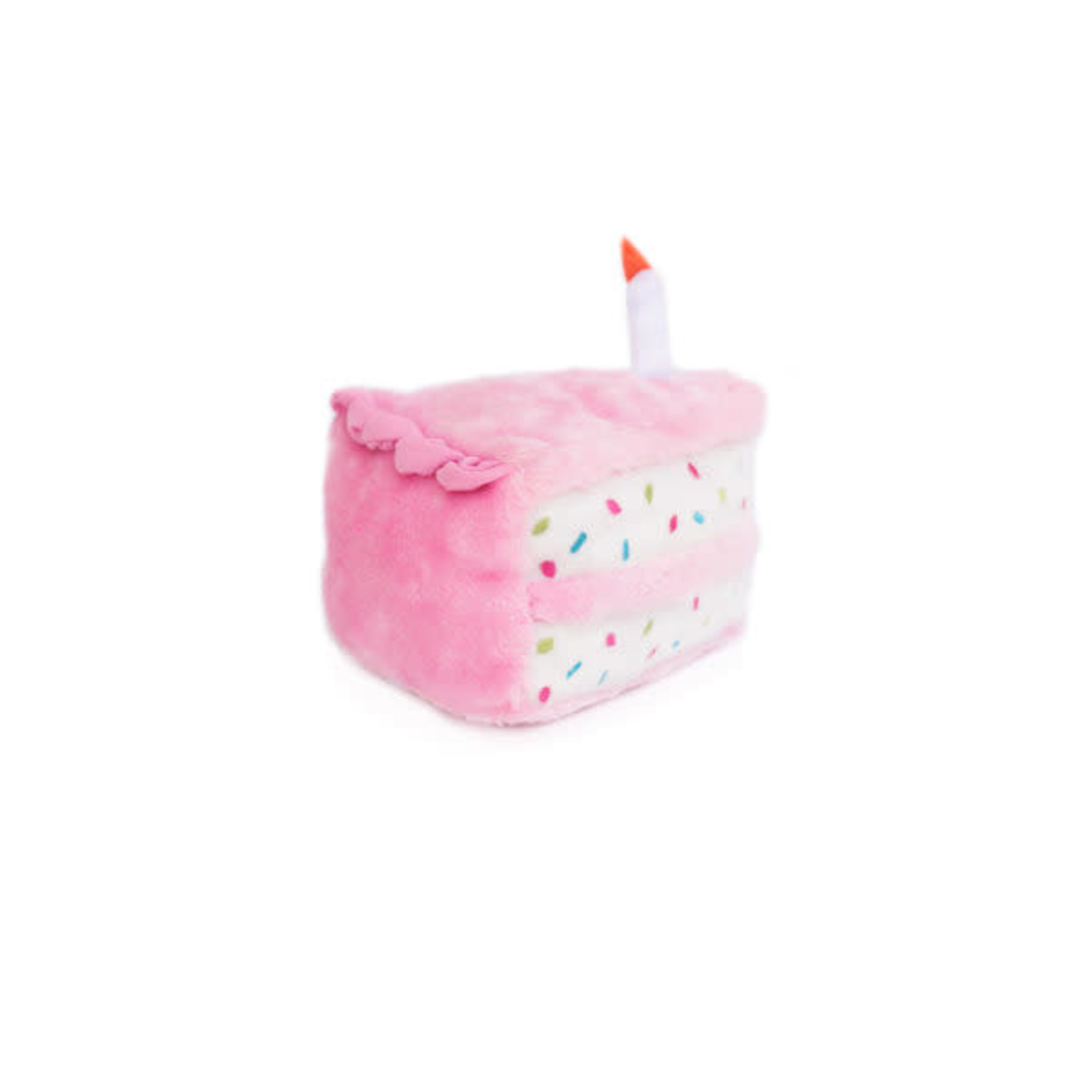 Zippy paws Zippy Paws  Birthday Cake Squeaker Pink