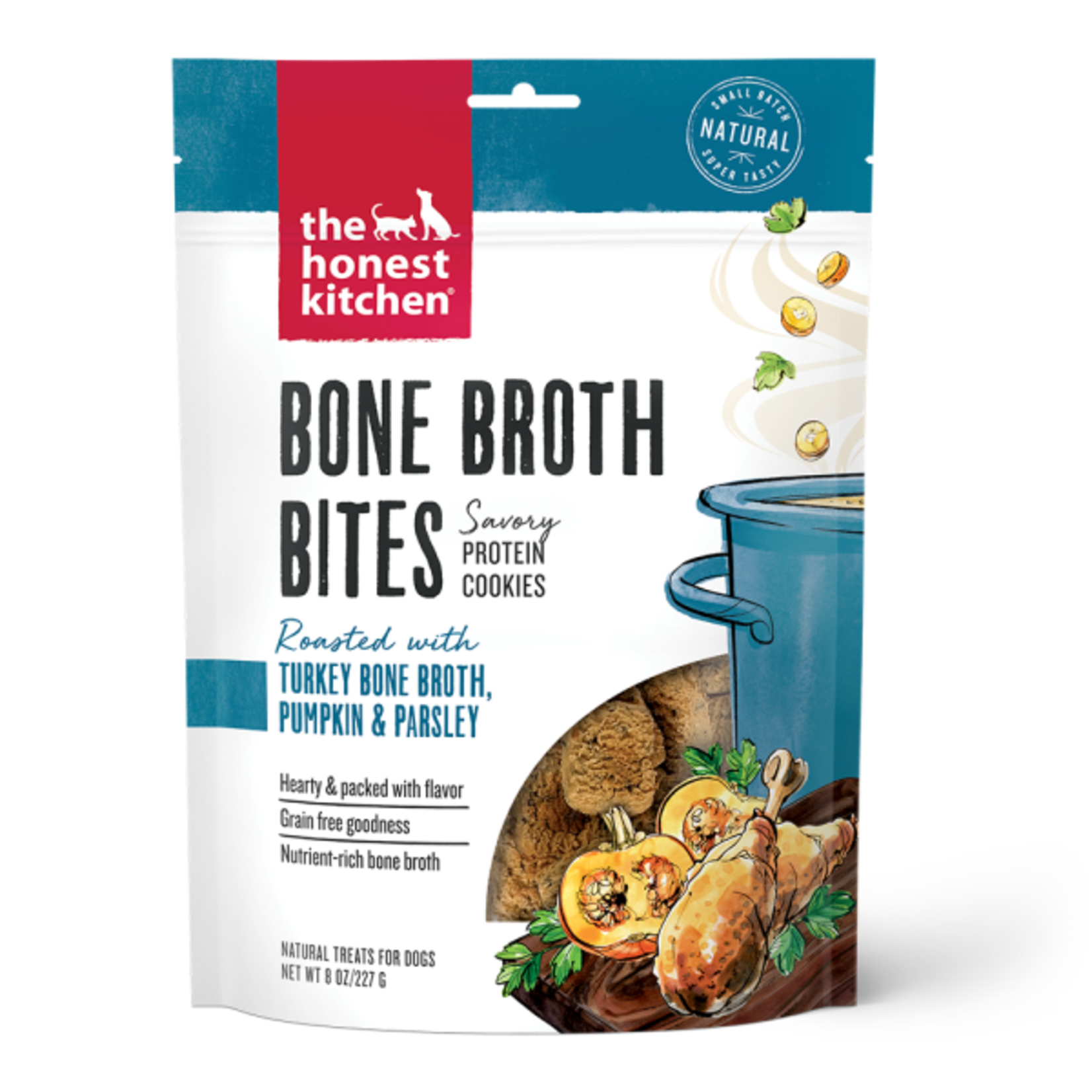 Honest Kitchen The honest kitchen  Dog Bone Broth Bites W Turkey Bone Broth & Pumpkin8oz