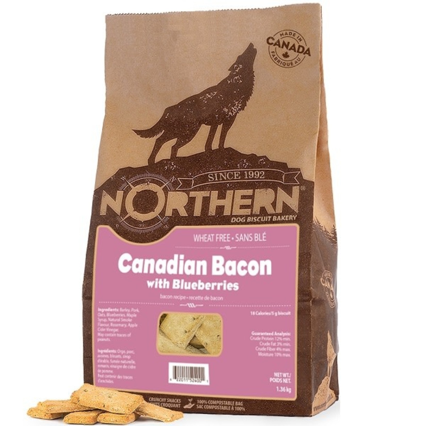 Northern Biscuit Bacon & Blueberry 1.36kg