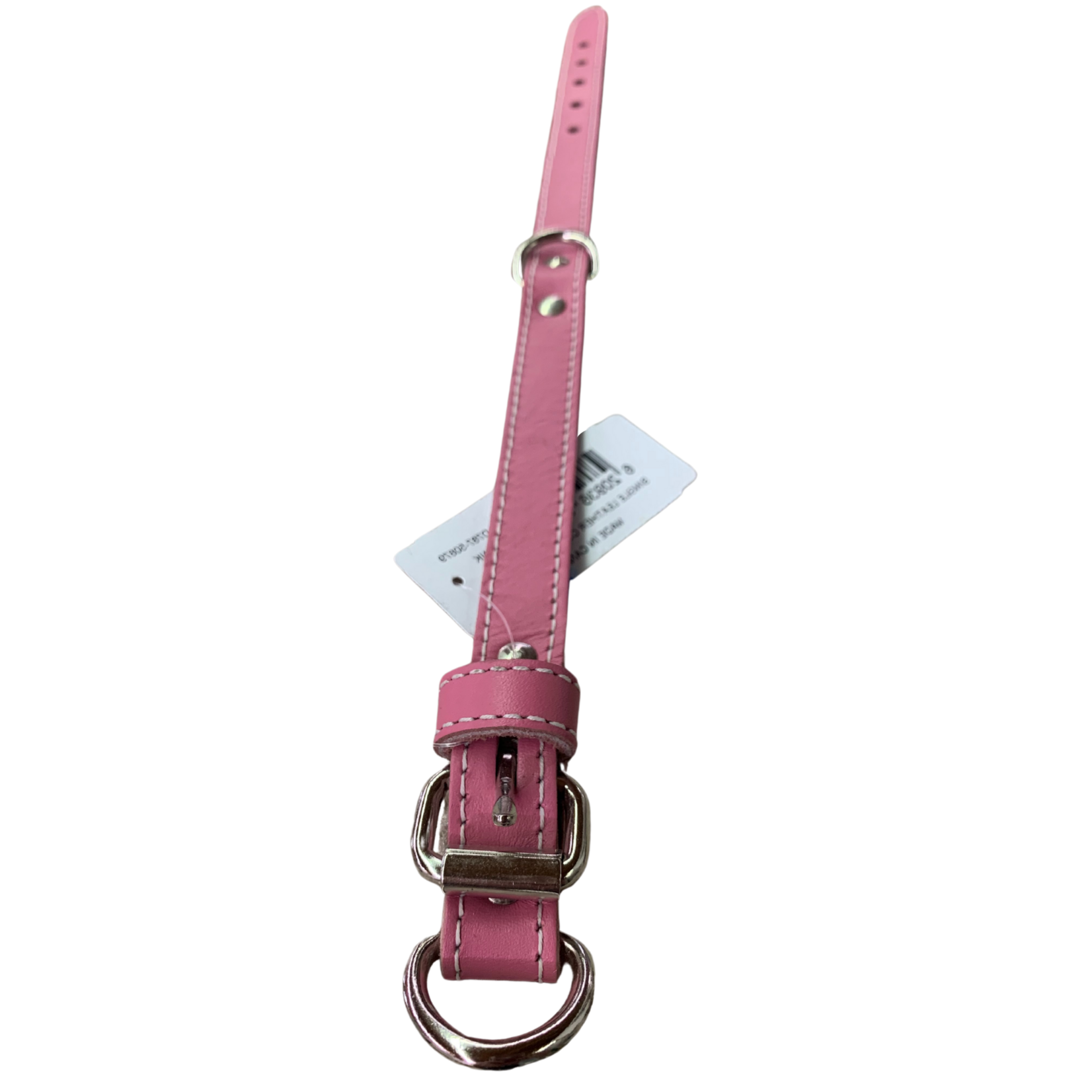 Leather Collar Pink