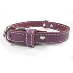 Leather Collar Purple