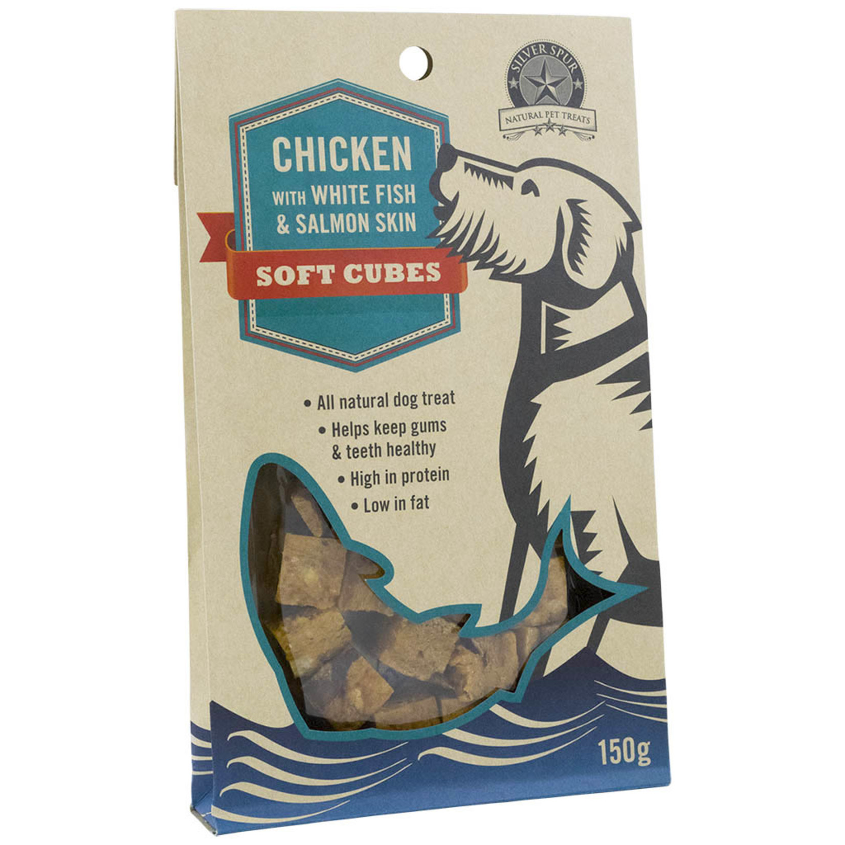 Silver Spur Chicken Soft Cubes 150g