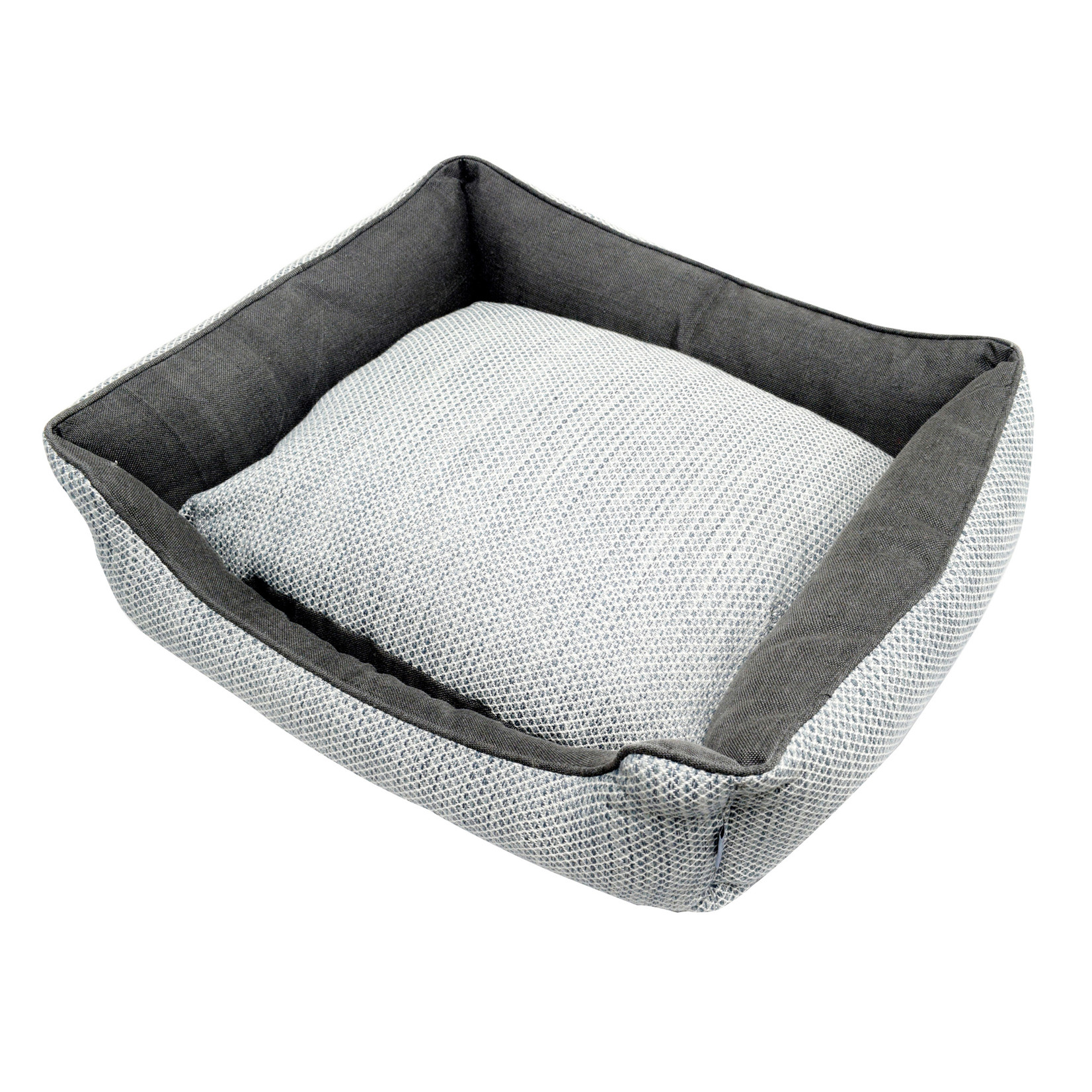 Resploot Sofa Bed Rectangular Grey Snakeskin 28x24x9"