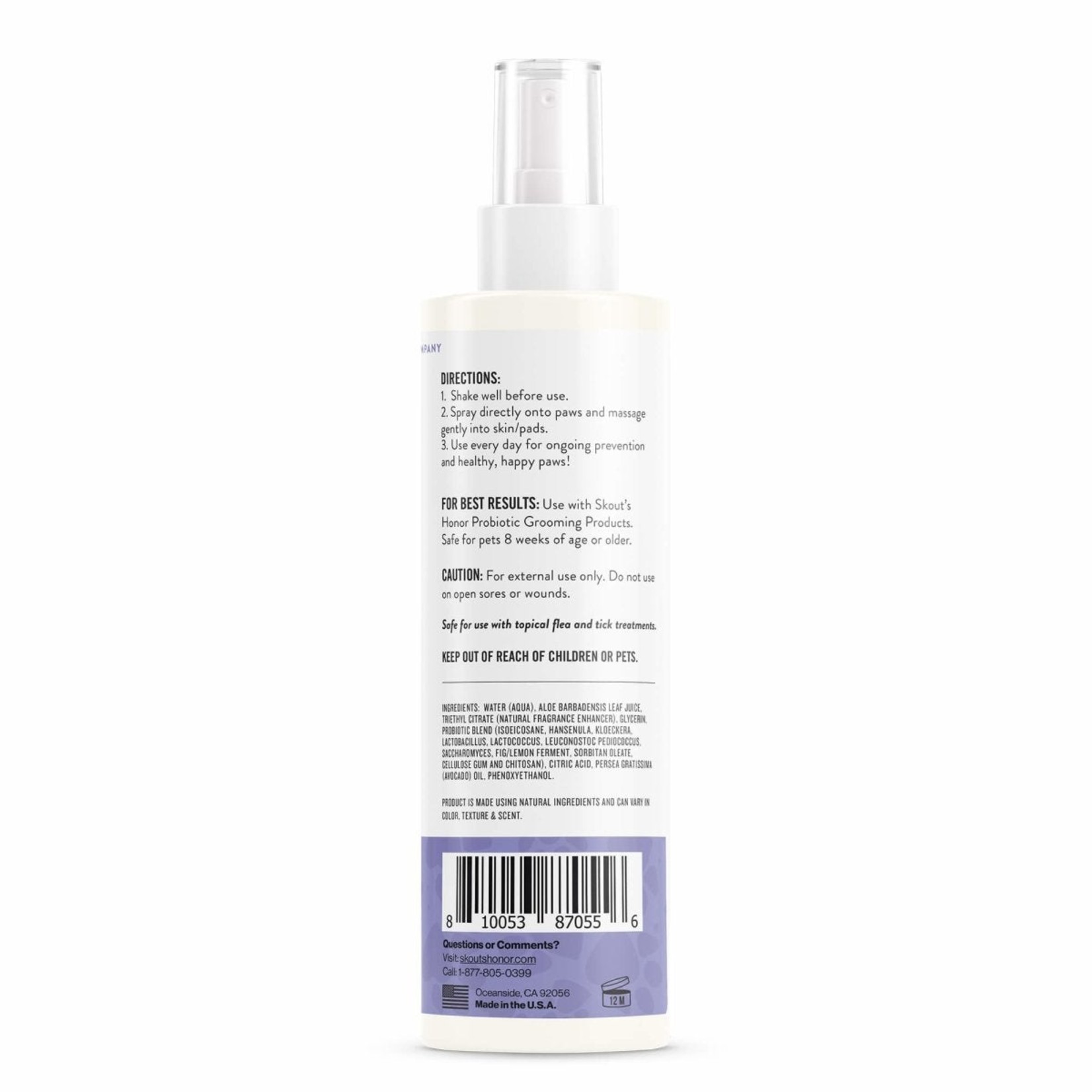 Skout's Honor Skouts Honor Paw Spray 8 oz