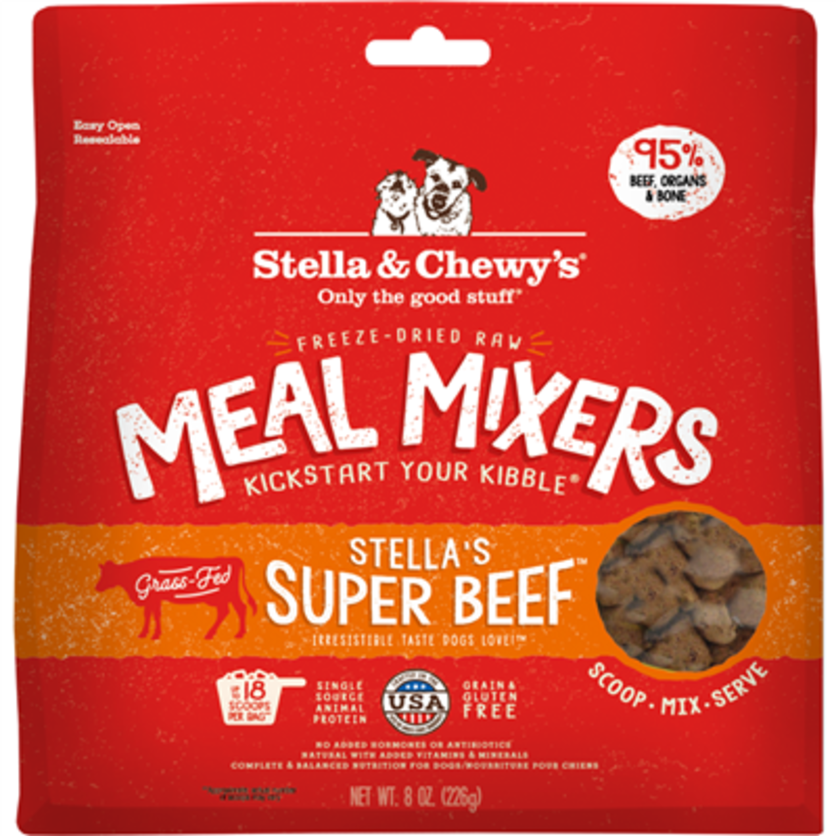 Stella & Chewy's freeze dried meal mixers Beef 8 oz