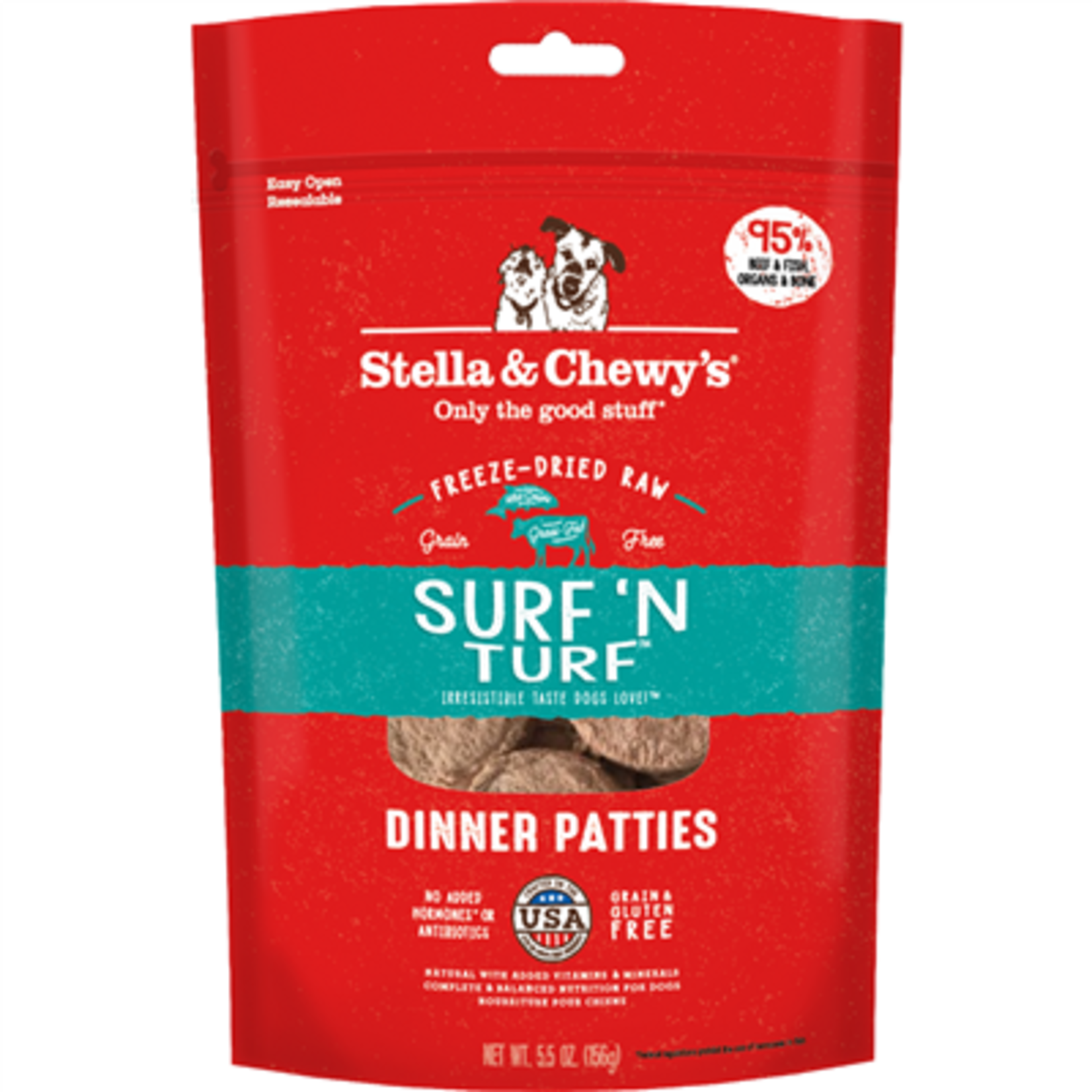 Stella & Chewy's Stella & Chewy's freeze dried dinner patties Beef & Fish
