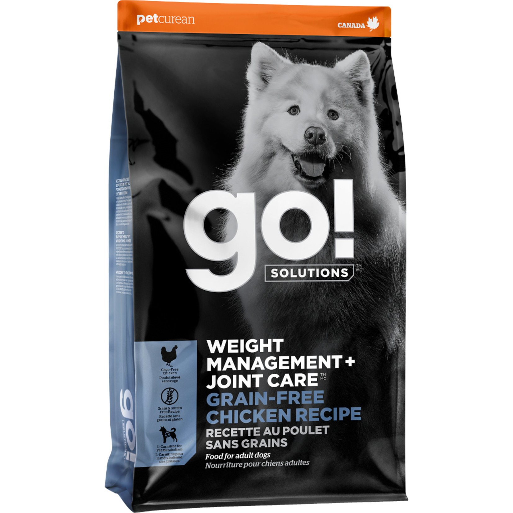 go! solutions Go! dog weight management and joint care grain free chicken recipe