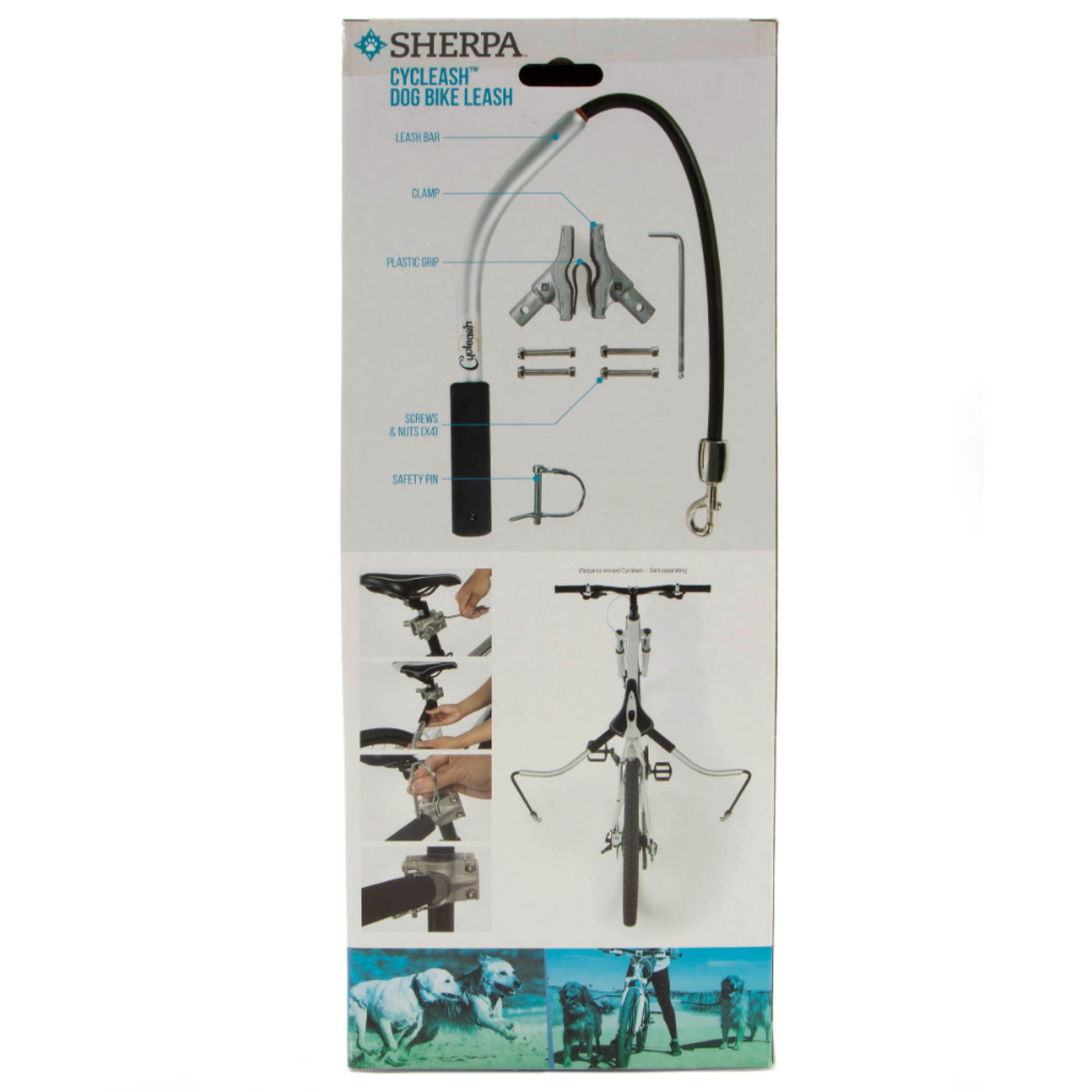 Sherpa Cycleash Dog Bike Leash  16in x 5in x 1.9in