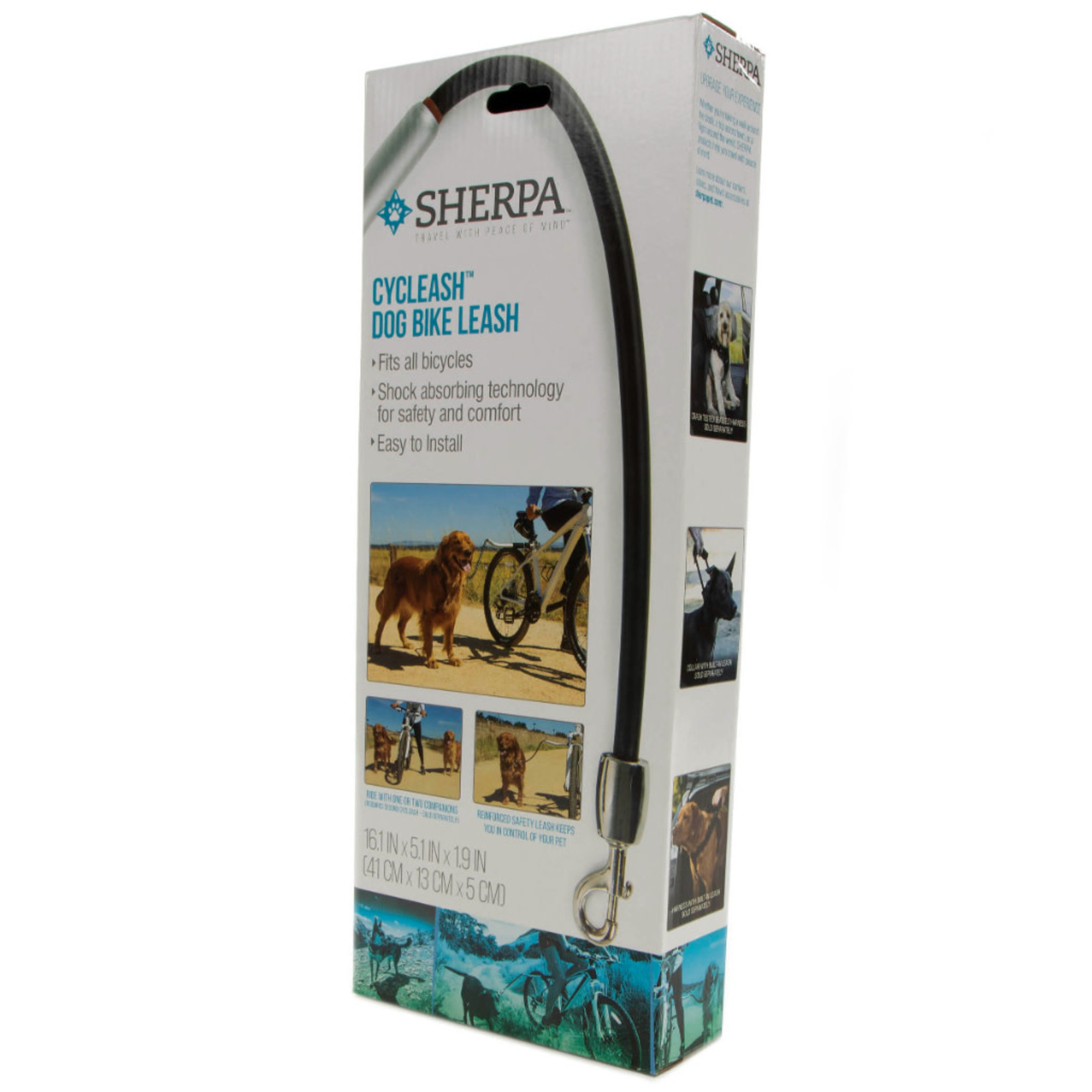 Sherpa Cycleash Dog Bike Leash  16in x 5in x 1.9in